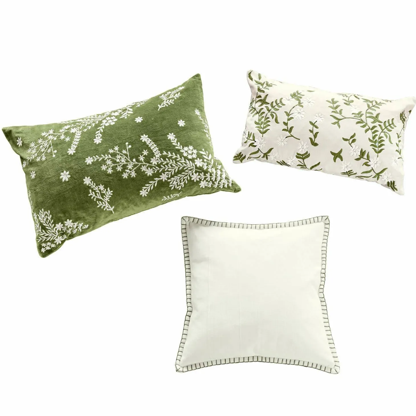 Set di 3 copricuscini Iplique