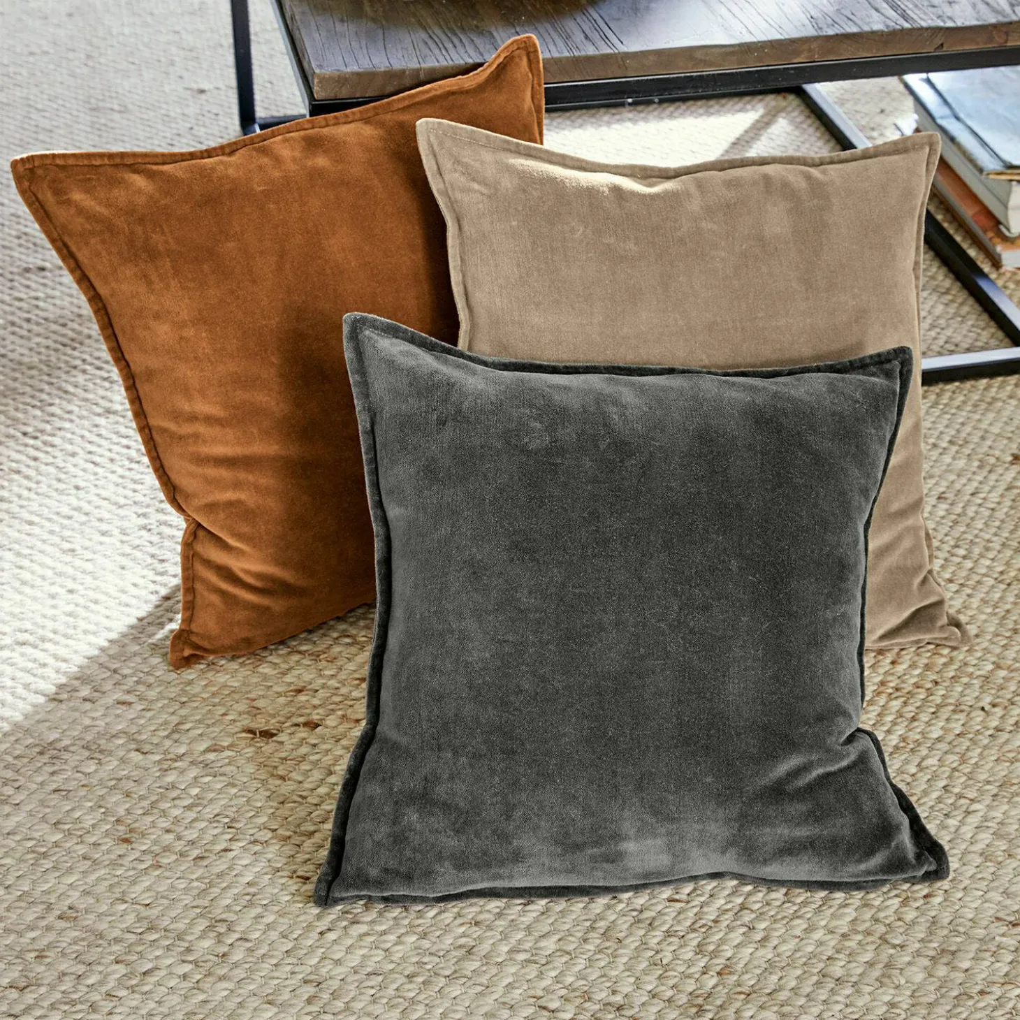 Set di 3 copricuscini Lumeau
