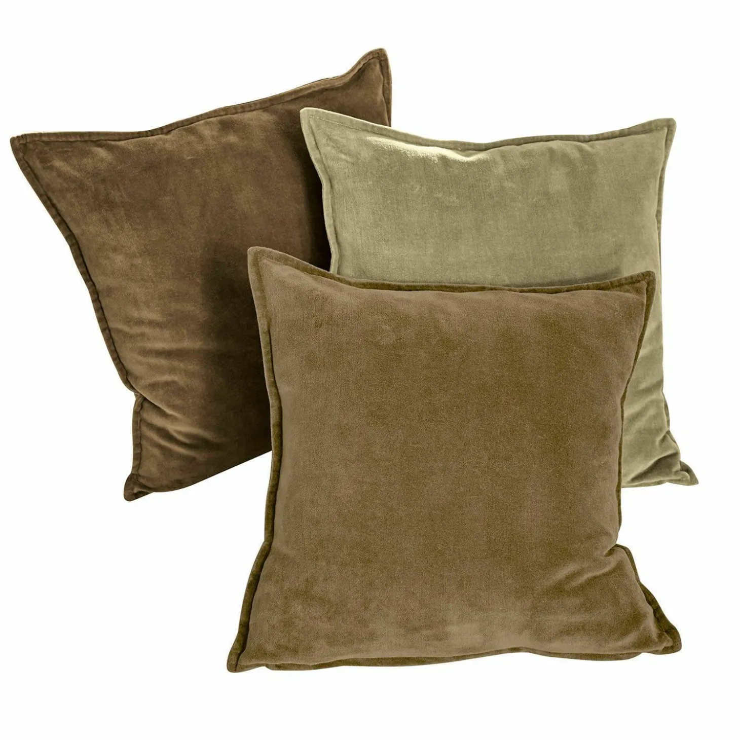 Set di 3 copricuscini Lumeau