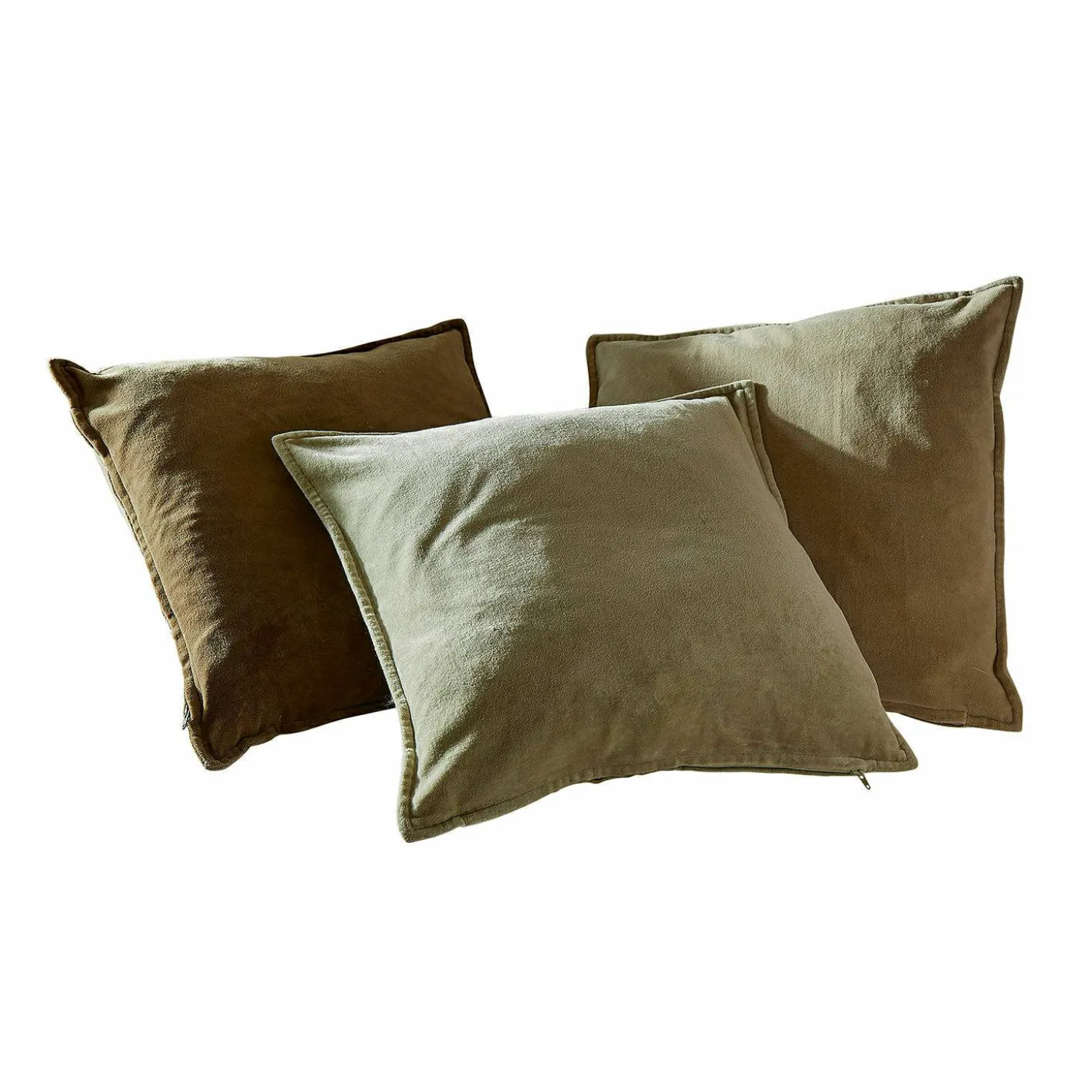 Set di 3 copricuscini Lumeau
