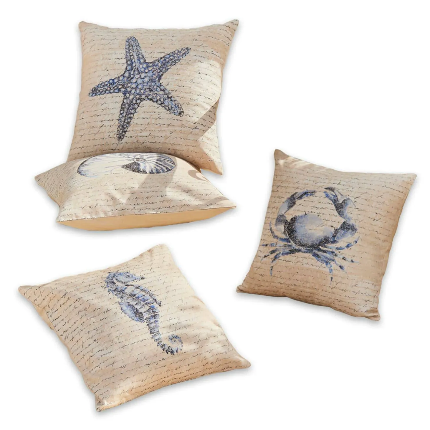 Set di 4 copricuscini Sealand
