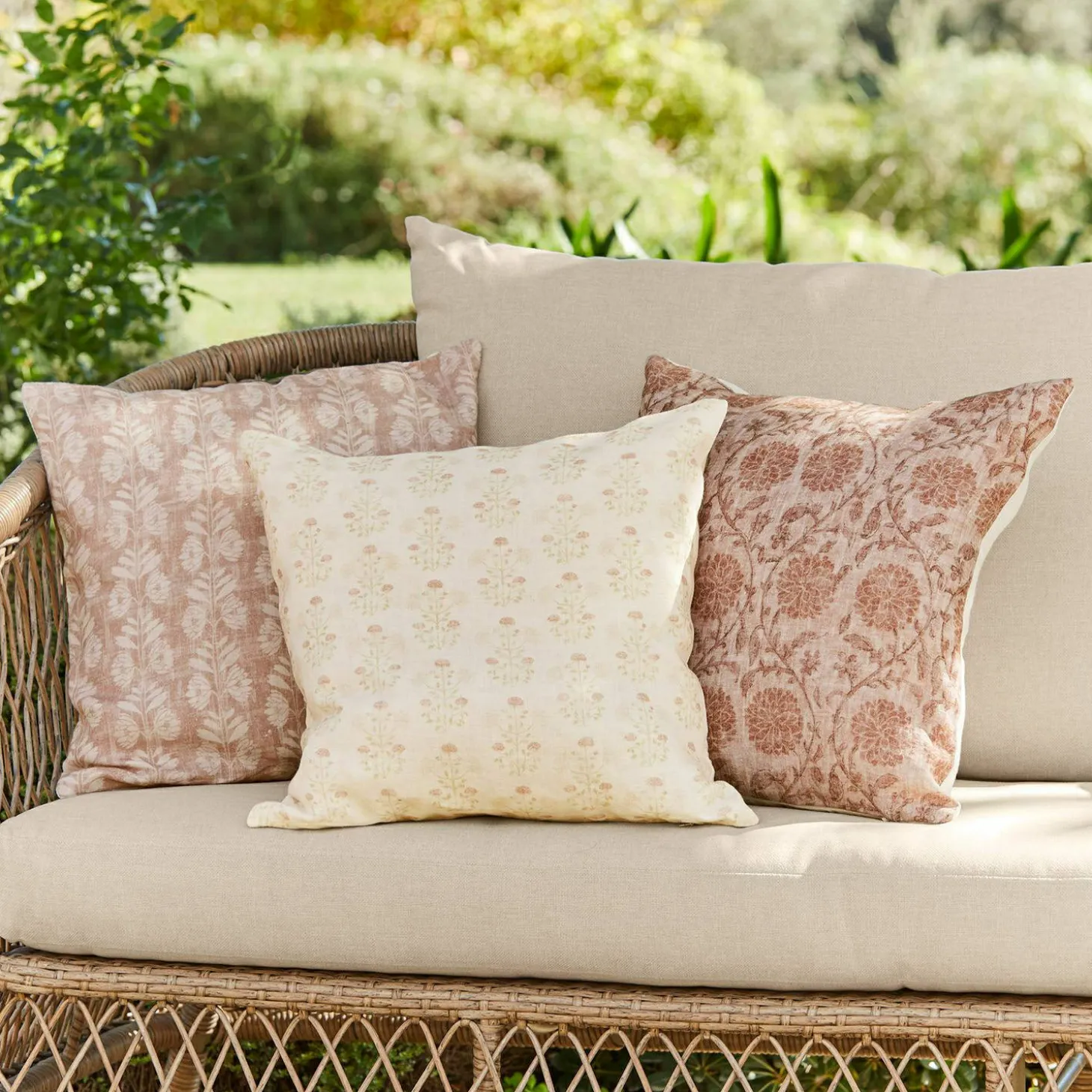Set di 3 copricuscini Tarouja
