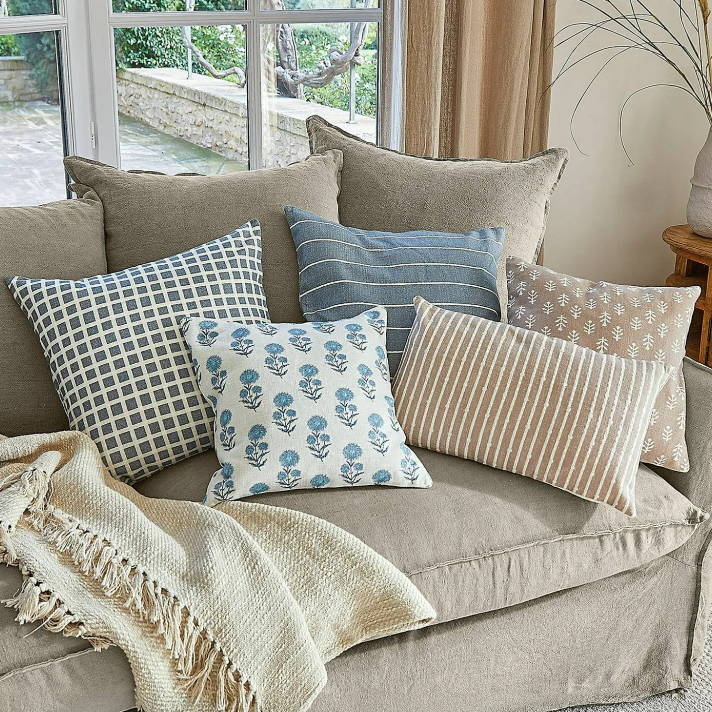 Set di 5 copricuscini Xantelle