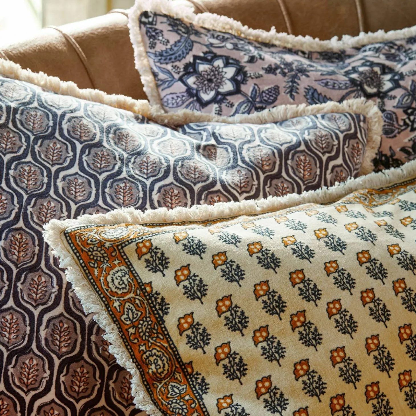 Set di 3 copricuscini Zandora