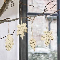 Set di 4 decorazioni da appendere Fleuriene