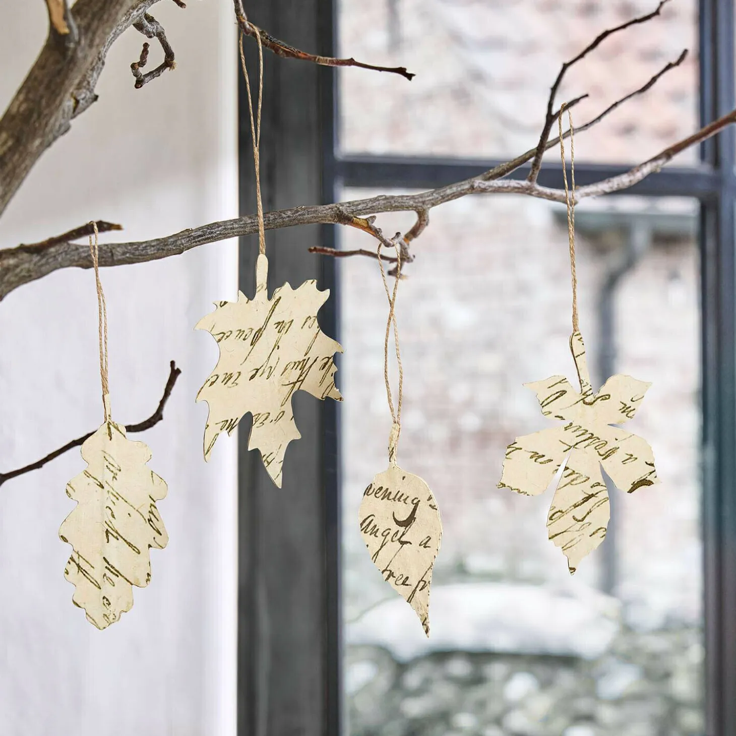 Set di 4 decorazioni da appendere Fleuriene