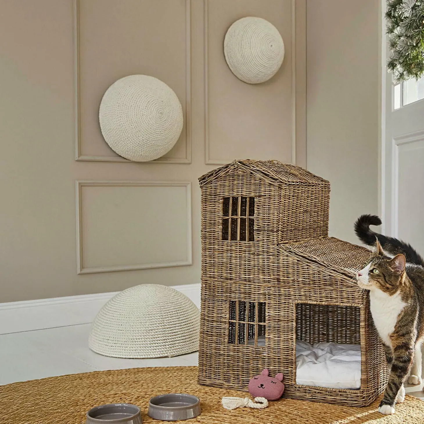 Set di 3 decorazioni tiragraffi Hallira
