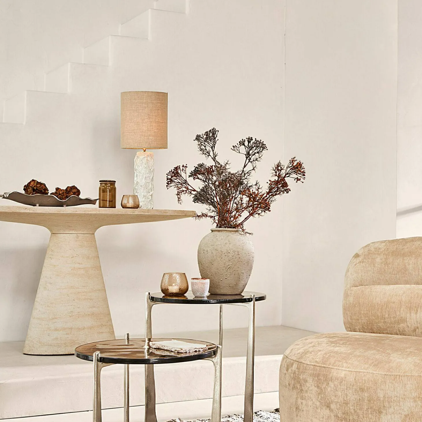 Set di 4 fiori decorativi Jennings