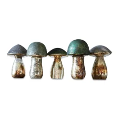 Set di 5 funghi decorativi Grana
