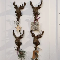 Set di 4 ganci Deer