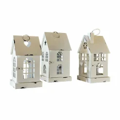 Set di 3 lanterne a LED Village