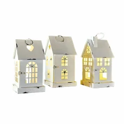Set di 3 lanterne a LED Village
