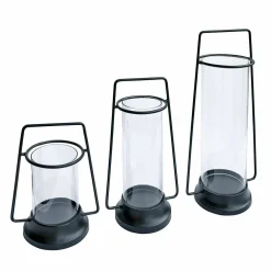 Set di 3 lanterne Mirandel