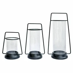 Set di 3 lanterne Mirandel