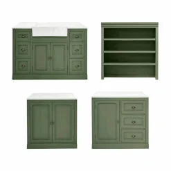 Set di 4 mobili da cucina Lansbury