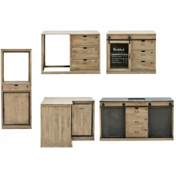 Set di 5 mobili da cucina Oakland