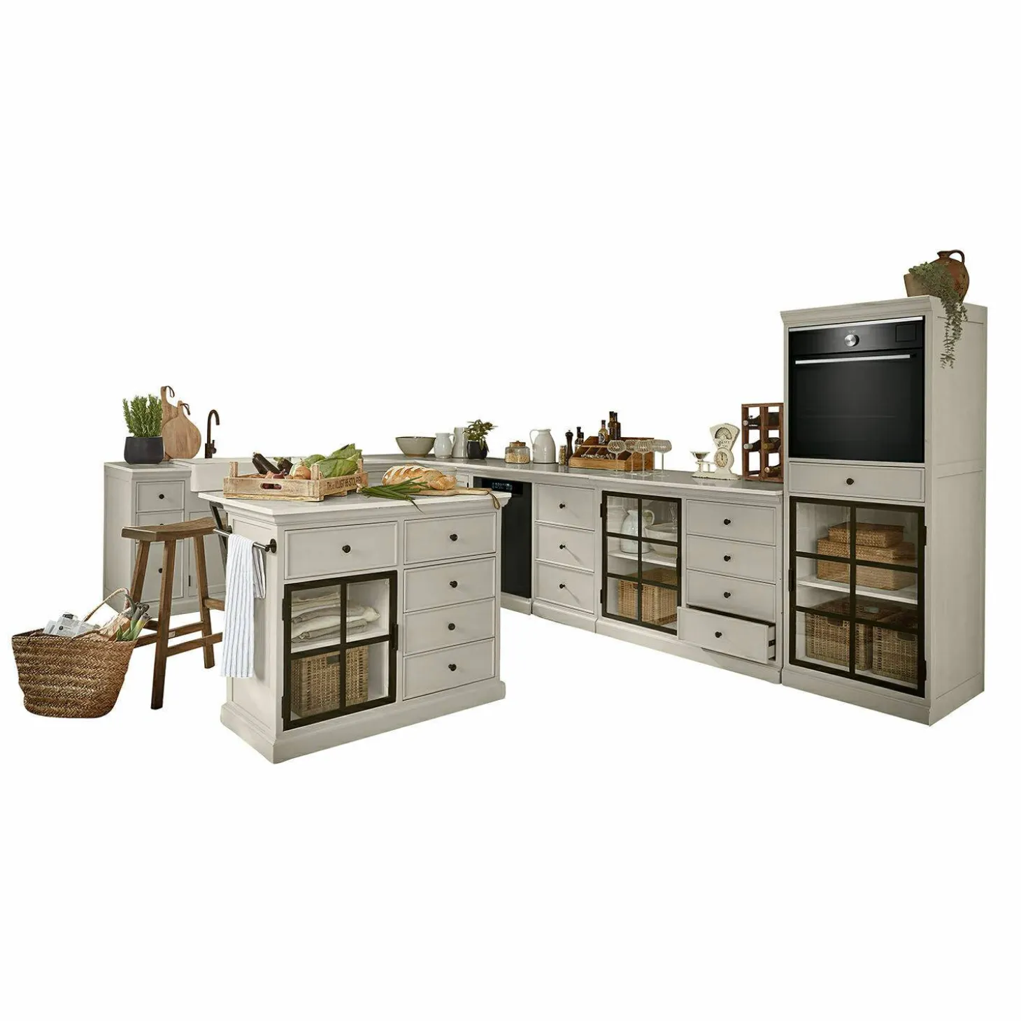 Set di 5 mobili da cucina Orlévine