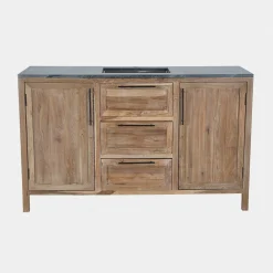 Set di 3 mobili da cucina per esterni Corviano