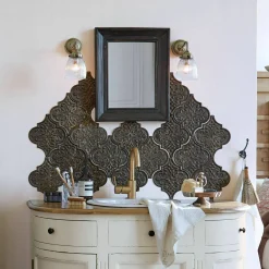 Set di 6 ornamenti da parete Halira