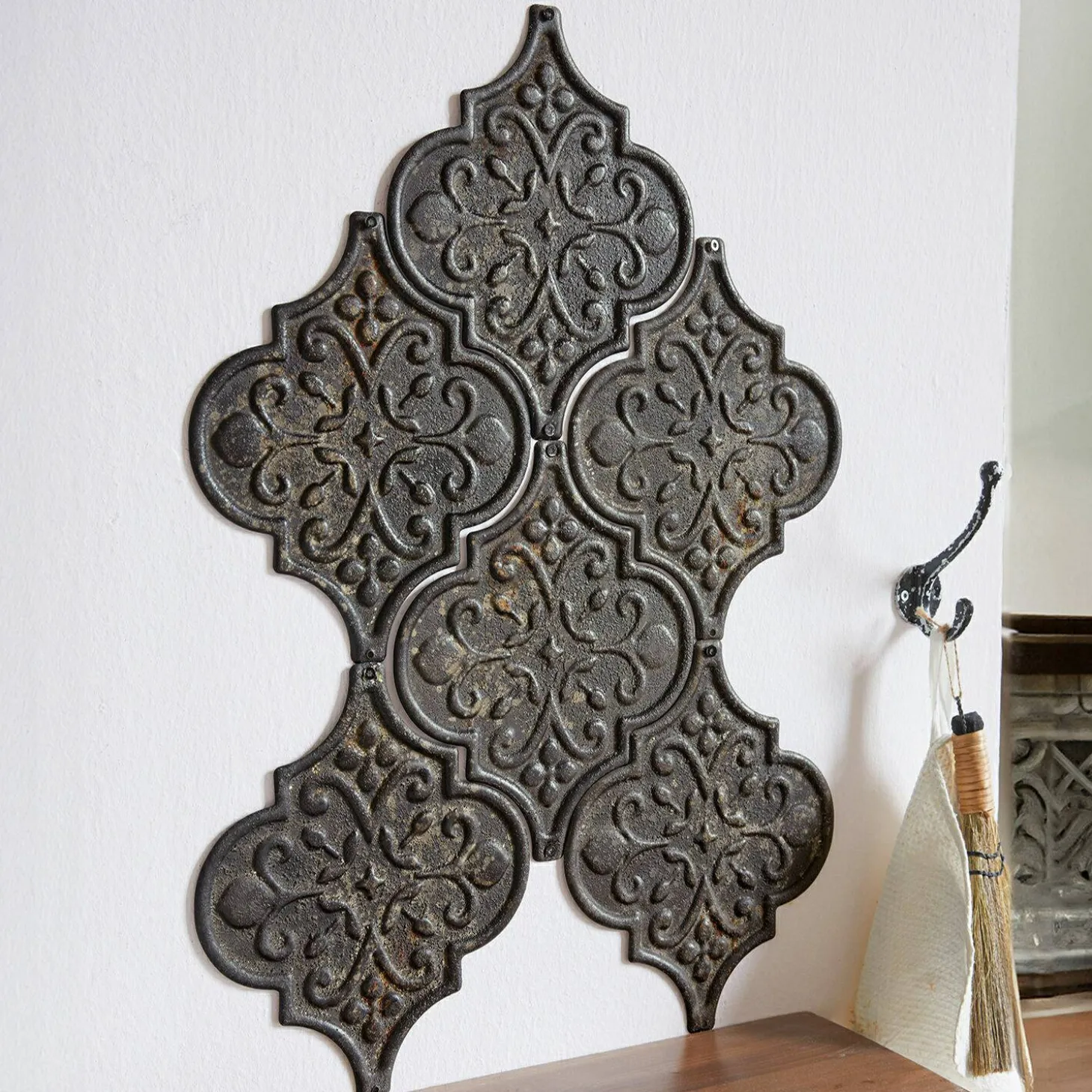 Set di 6 ornamenti da parete Halira