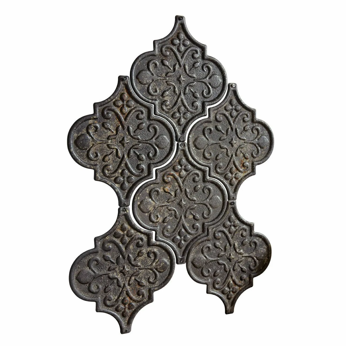 Set di 6 ornamenti da parete Halira