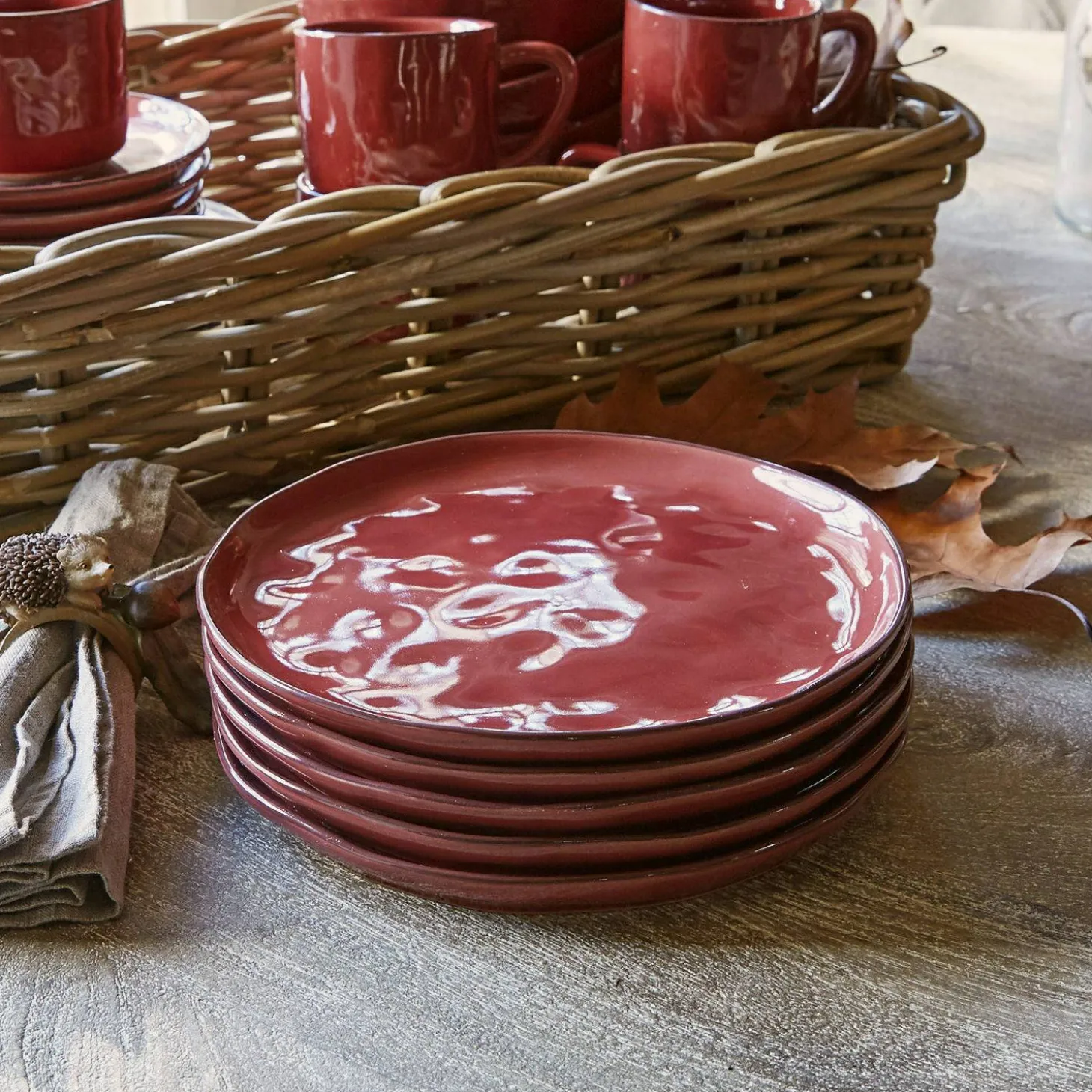 Set di 6 piattini Biarré