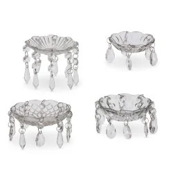 Set di 4 piatti per candele Pontarion