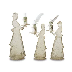 Set di 3 portacandela Chanler