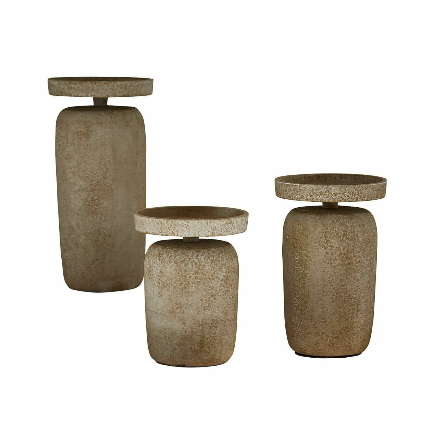 Set di 3 portacandele Amsley