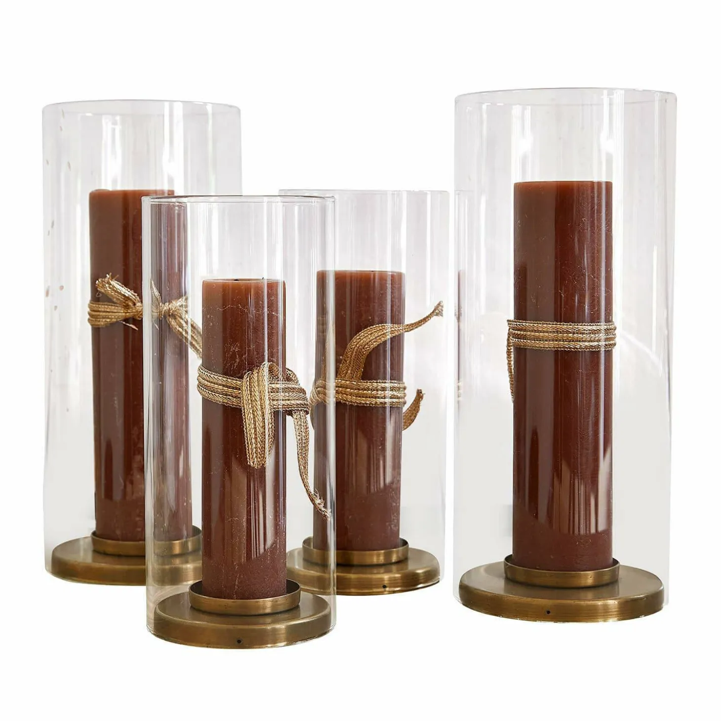 Set di 4 portacandele Kriven