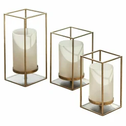 Set di 3 portacandele Vauxandre