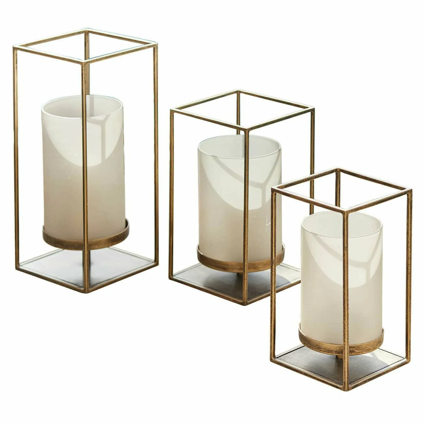 Set di 3 portacandele Vauxandre