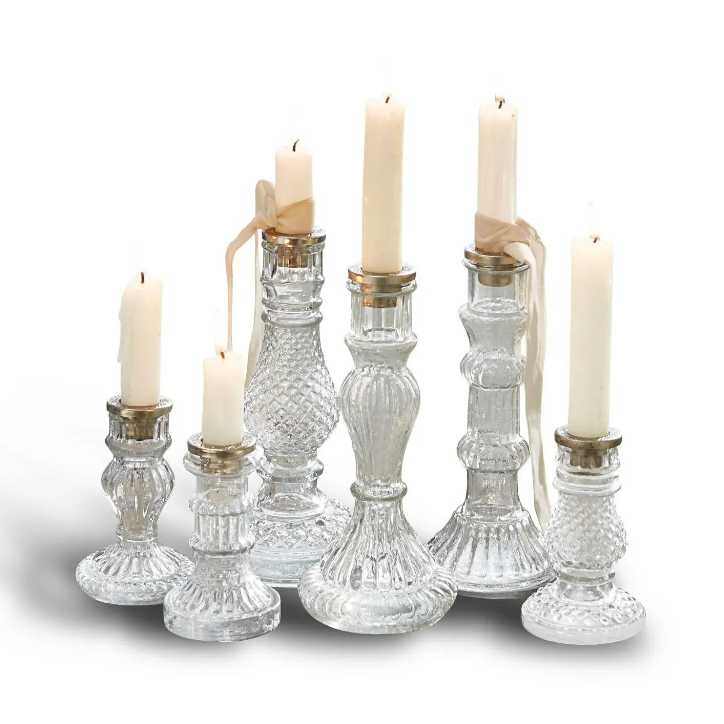 Set di 6 portacandele Youna