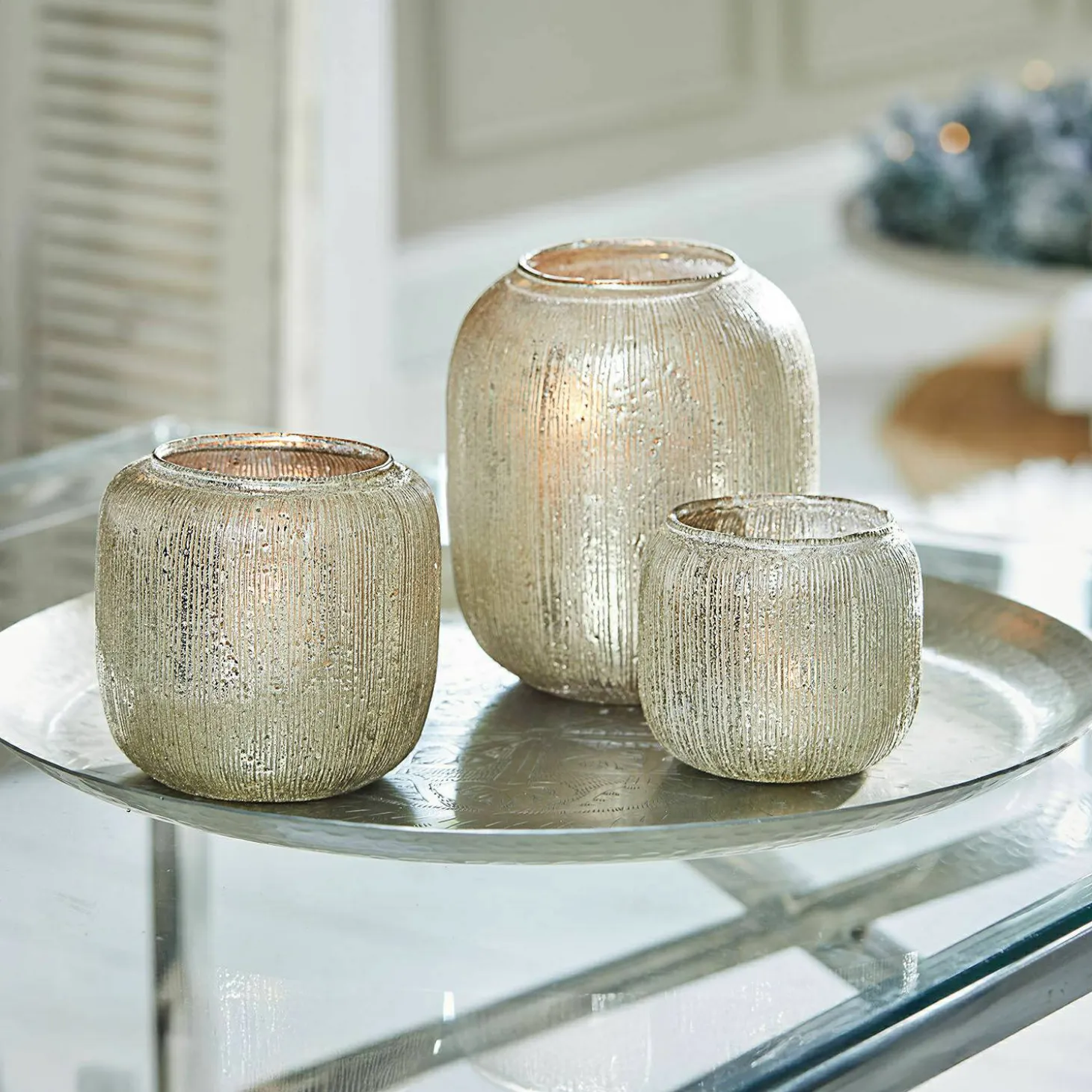 Set di 3 portalumini Clioneth