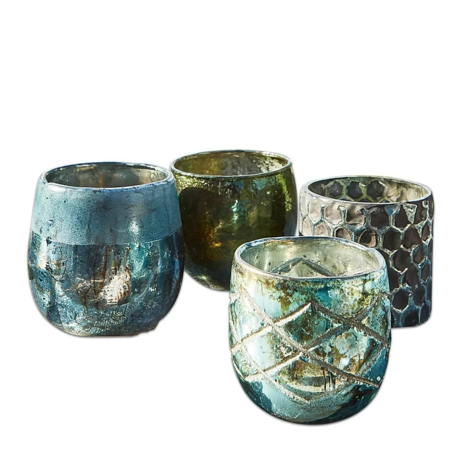 Set di 4 portalumini Marine