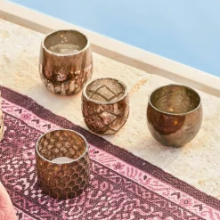 Set di 4 portalumini Marine