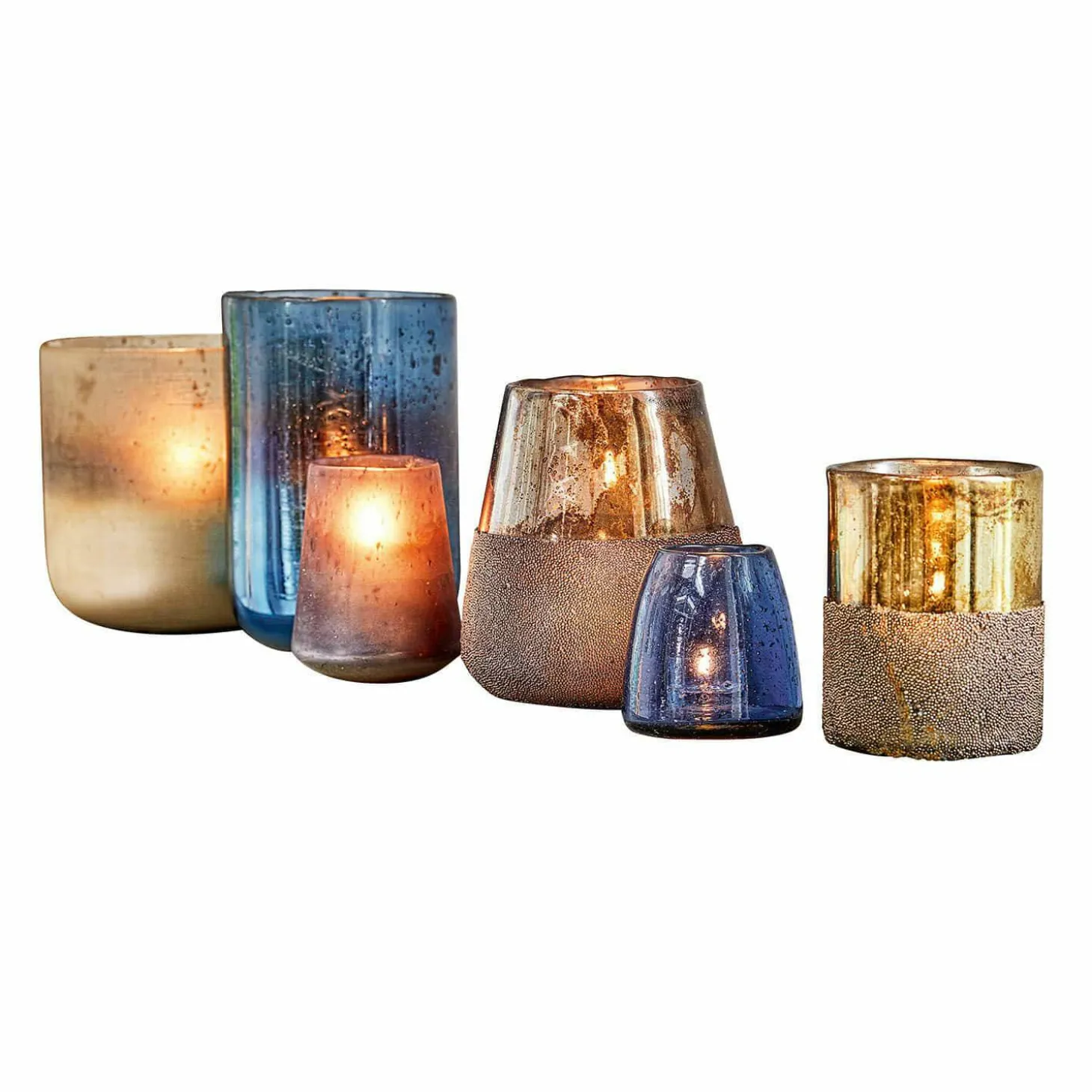 Set di 6 portalumini Paro