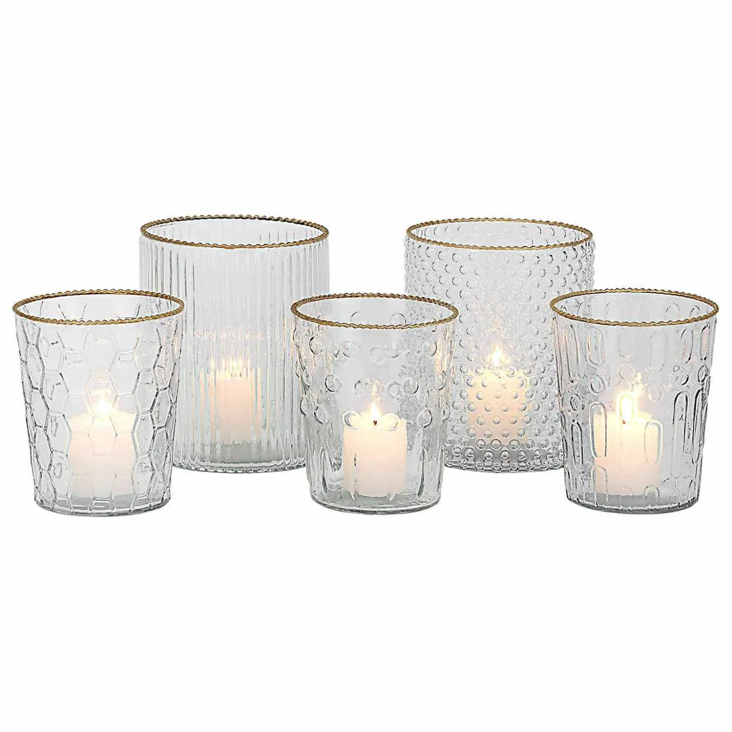 Set di 5 portalumini Rosienne
