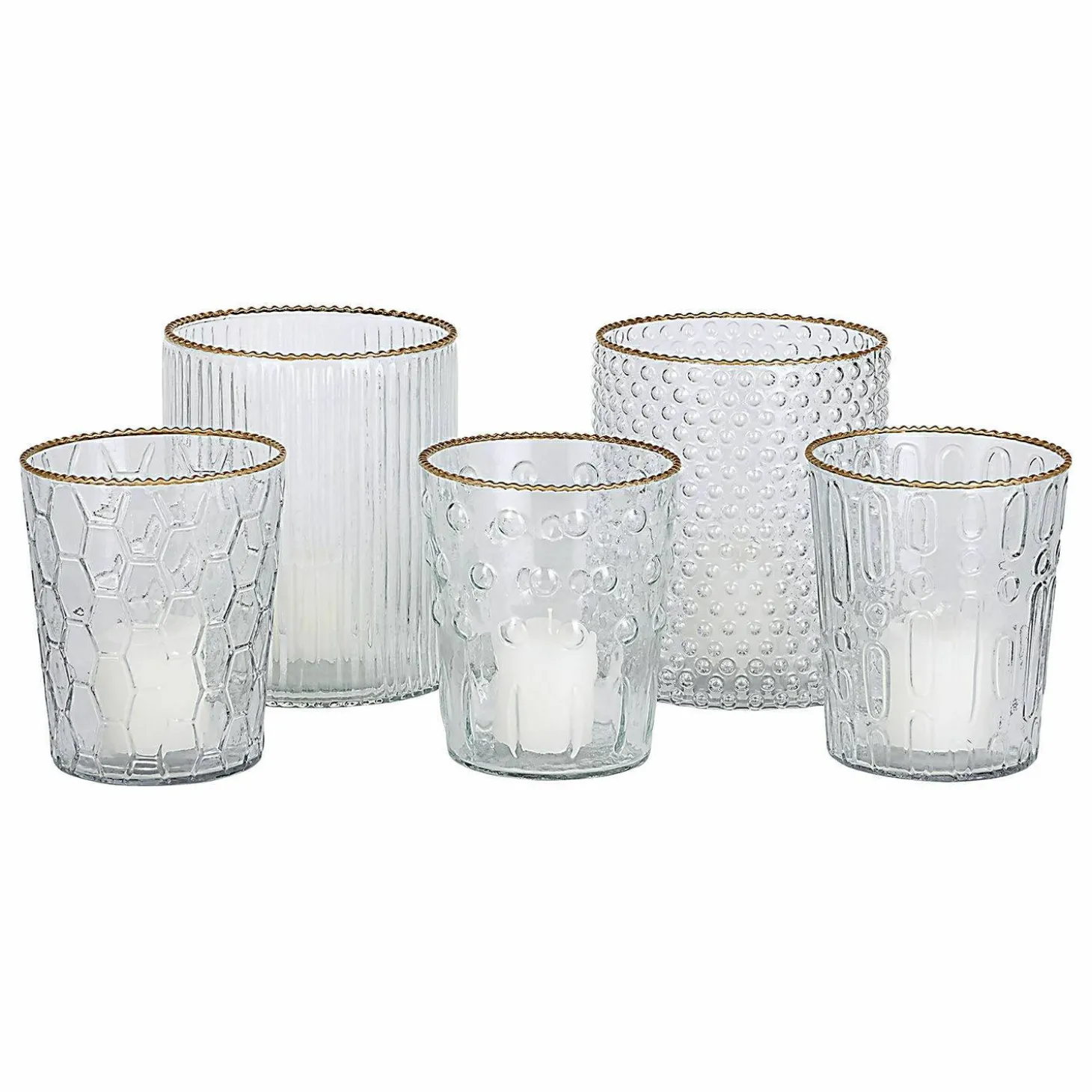 Set di 5 portalumini Rosienne