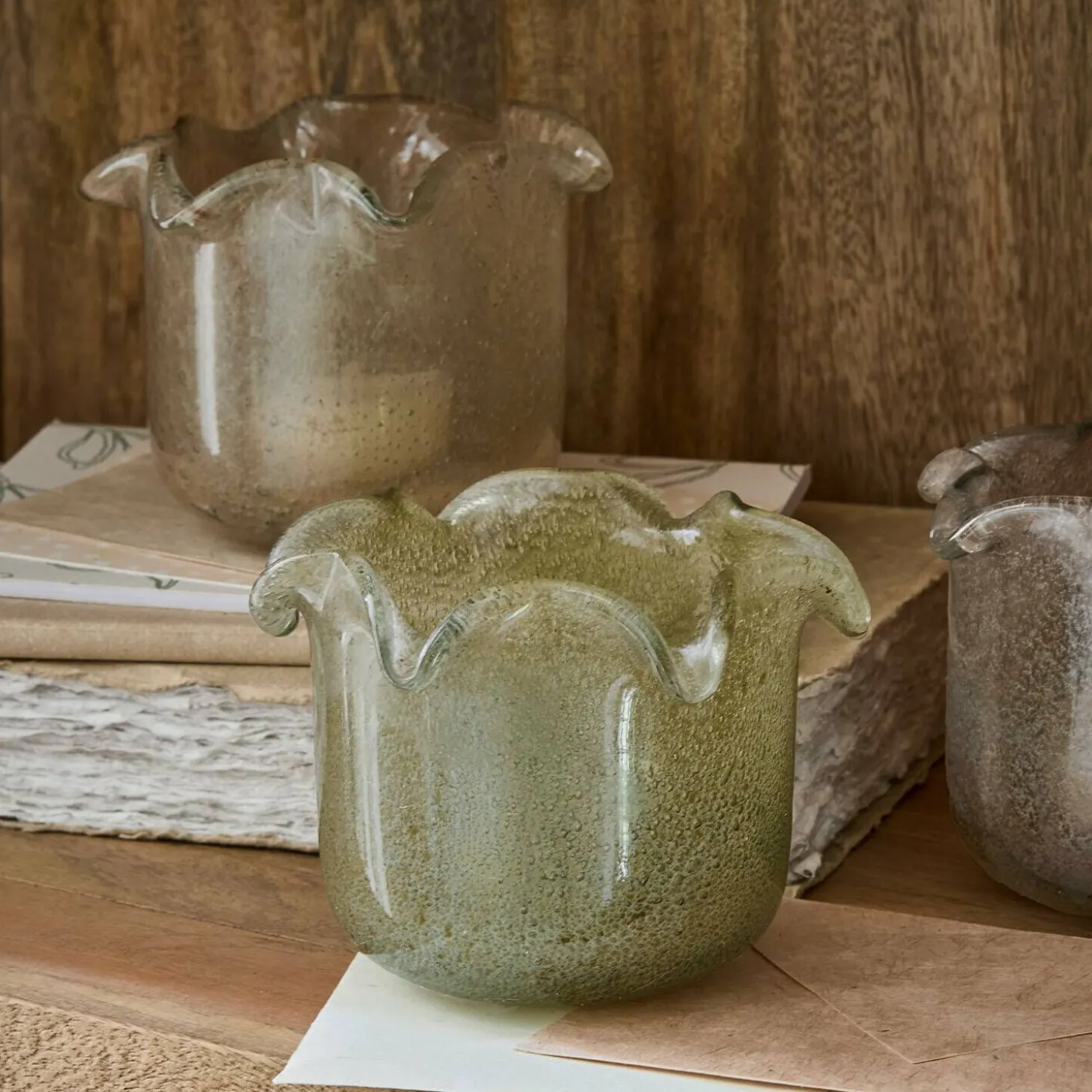 Set di 3 portalumini Venara
