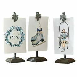 Set di 3 porta stampe con clip Herveline