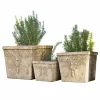 Set di 3 portavasi Bissone