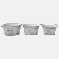 Set di 3 portavasi Merrin