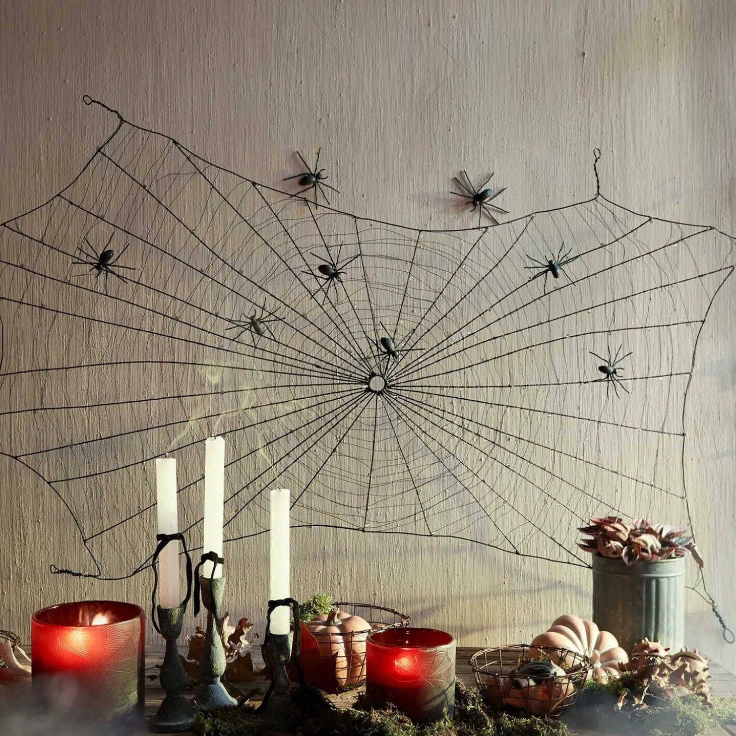 Set di 4 ragni decorativi Gwynetha