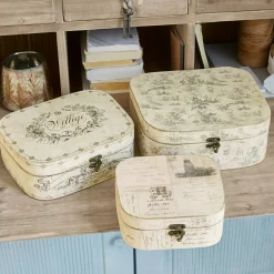 Set di 3 scatole Dedwen