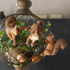 Set di 3 scoiattoli decorativi Sylvaraen
