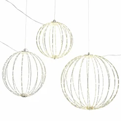 Set di 3 sfere a LED Brilliante