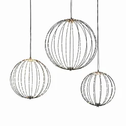 Set di 3 sfere a LED Brilliante