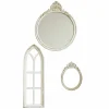 Set di specchio e 2 finestrelle decorative Morilev