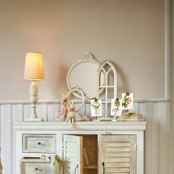 Set di specchio e 2 finestrelle decorative Morilev